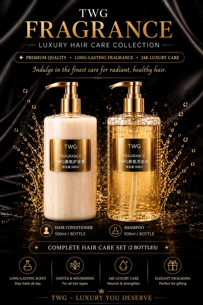 TWG hair care set: shampoo and conditioner